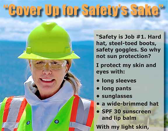 Cover Up for Safety's Sake Poster