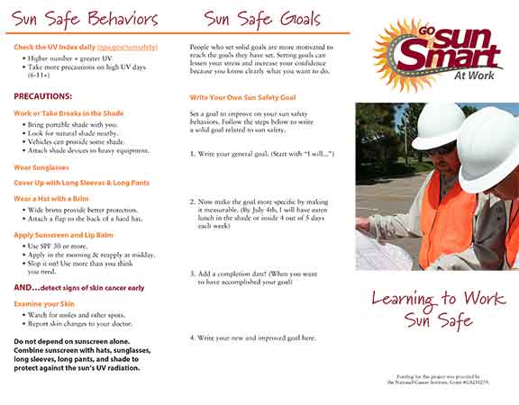 Personal Risk Assessment Brochure